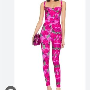 The New Arrivals ILKYAZ OZEL Fonda Jumpsuit In Rosa De Roca Sz 42 NWT